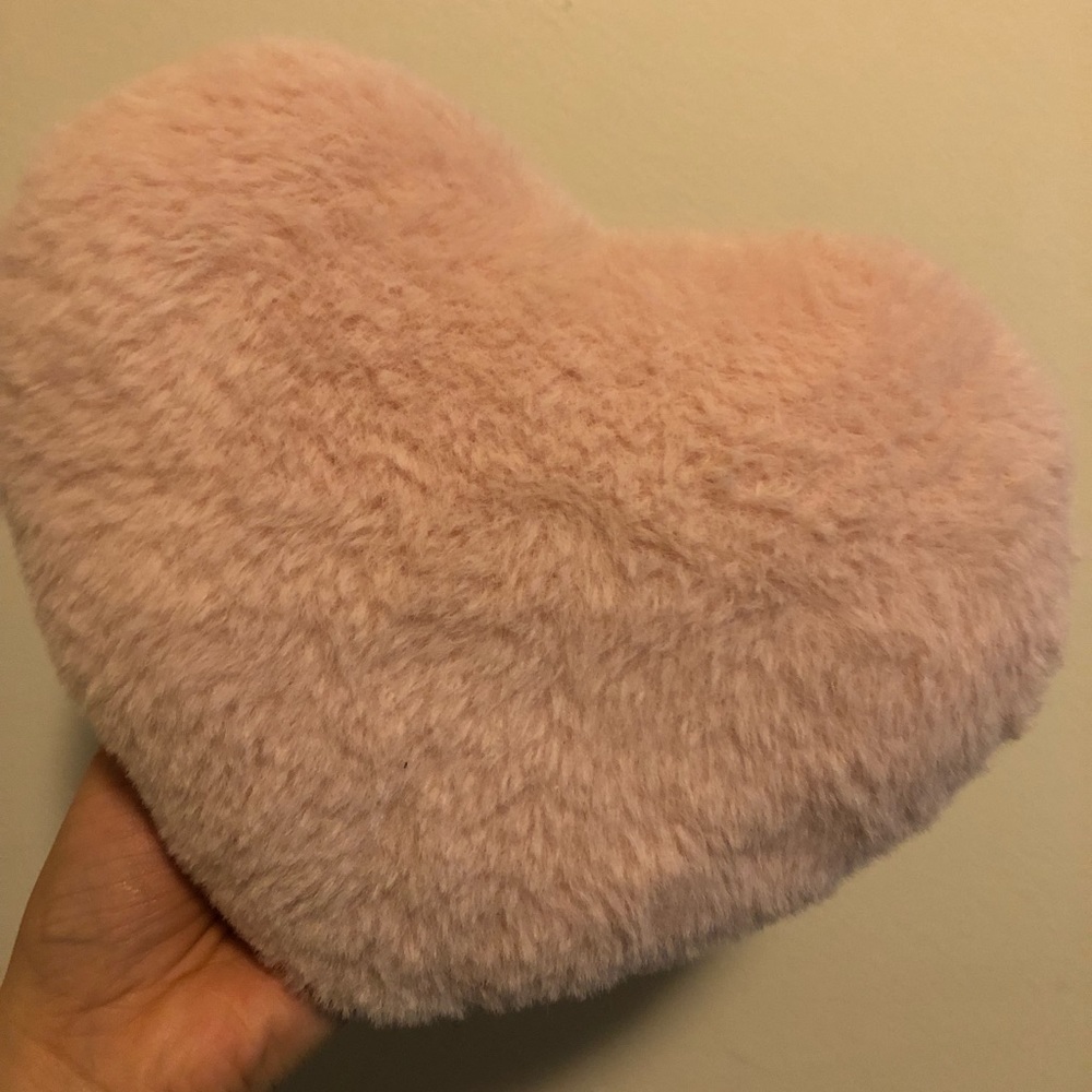 Decorative heart pillow